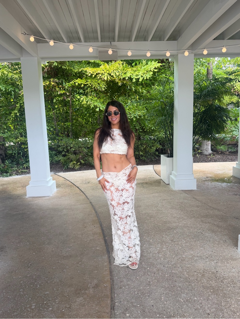 Two-Piece Peppermayo Fiorella Floret Maxi Skirt and Top Set